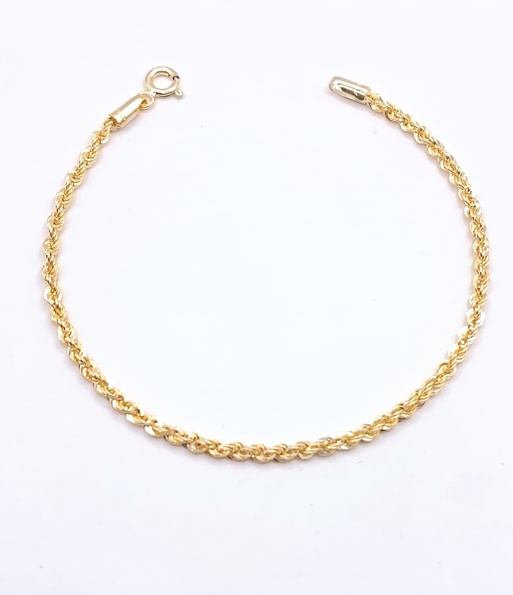 Pulsera Oro Amarillo Turbillon 040 