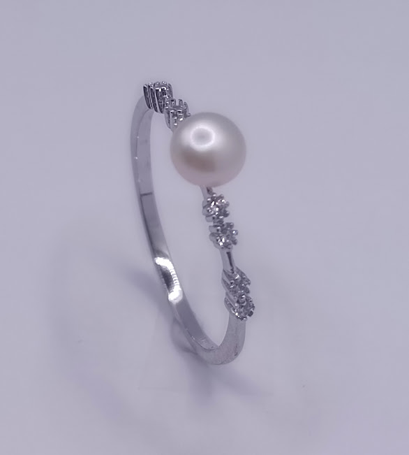 YA-600S-RP Anillo Perla Rio