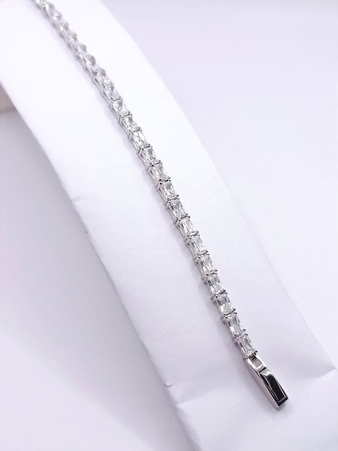 SB90426A1VI Pulsera Plata Rodio Circon