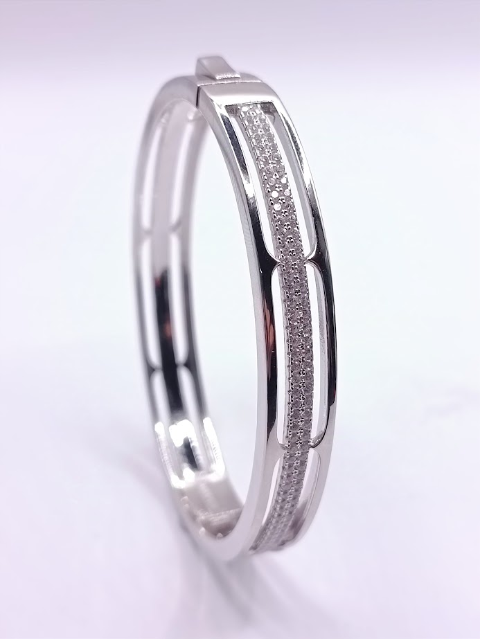 SB30702A1VI Esclava de Plata Rodio Cz