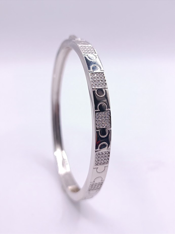 SB90383A1VI Esclava de Plata Rodio Cz
