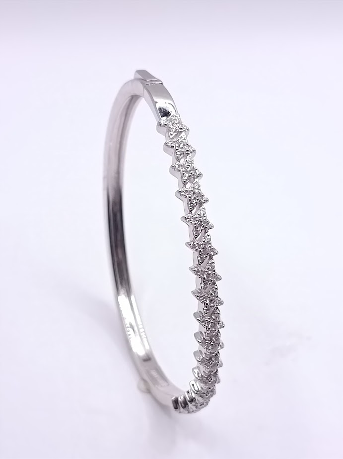 SB30883A1VI Esclava de Plata Rodio Cz