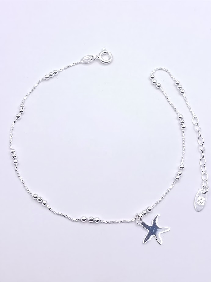 CA2086 Tobillera Plata  