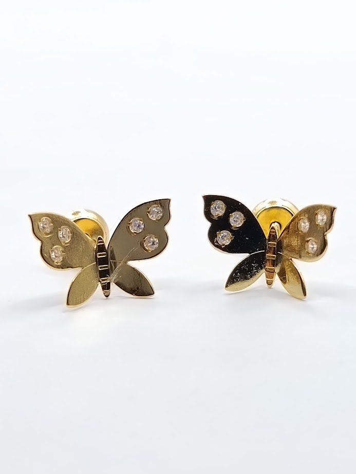 1-262801PS Aro Oro Amarillo Zircon Mariposa 