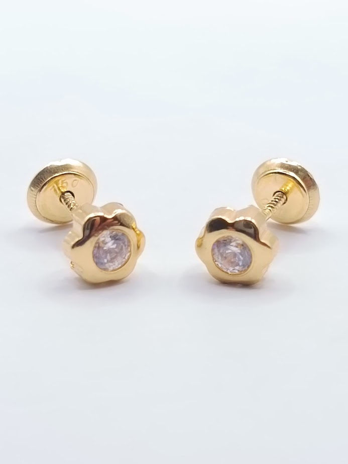 1-B08801PS3 Aro Oro Amarillo Zircon Margarita 