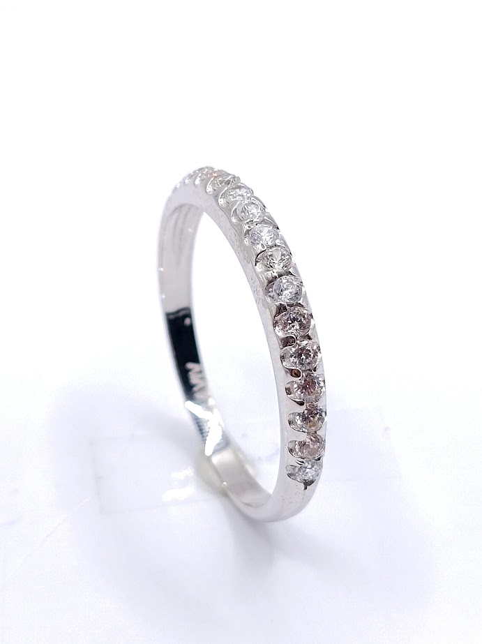 TYZ2828 (W) Anillo Oro Blanco Circon