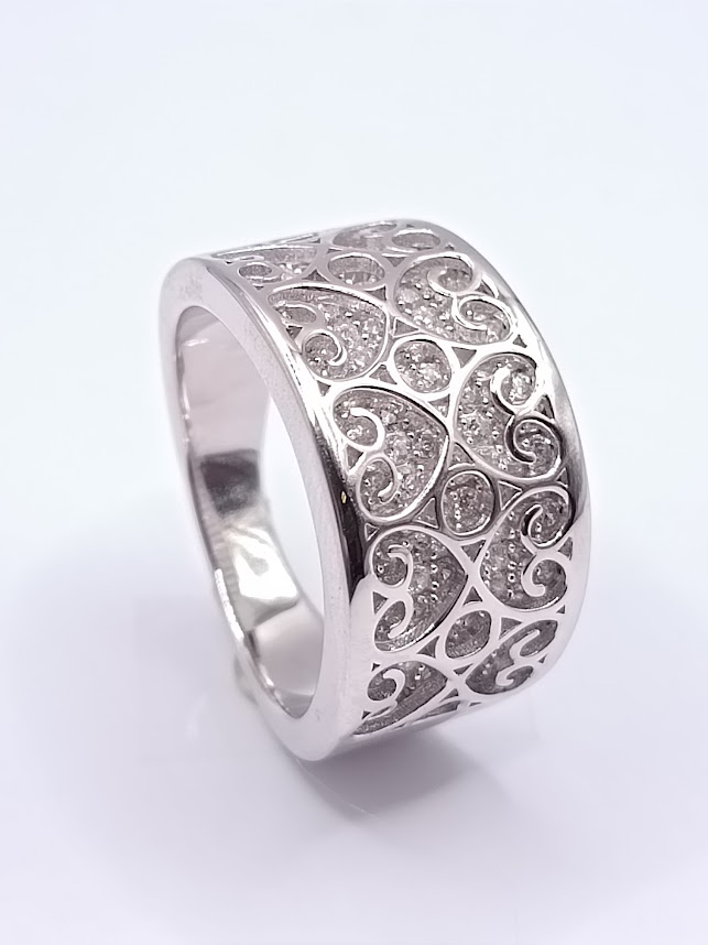 R-2409 Anillo Plata full fashion