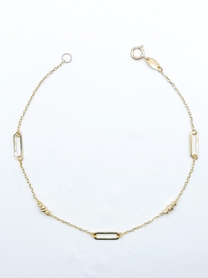 X5FOR6B8194-III-DC Pulsera Oro Amarillo Clip