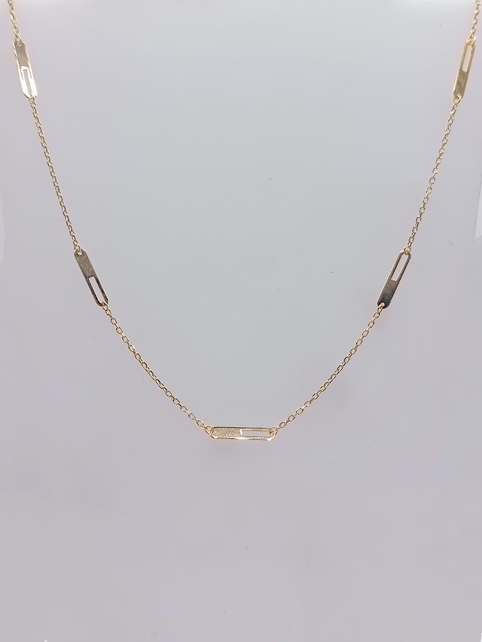 X5FOR6N12003-V Collar Oro Amarillo Clip