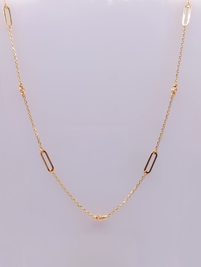 X5FOR6N8194-III-DC Collar Oro Amarillo
