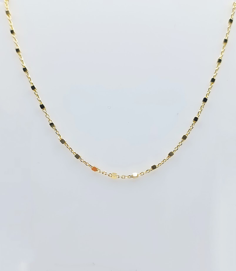 AL1027 Collar Plata Enchapada