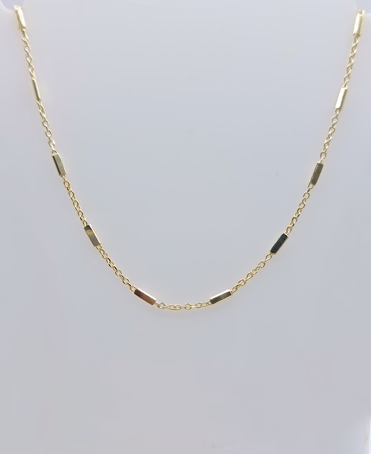 AL1766 Collar Plata Enchapada