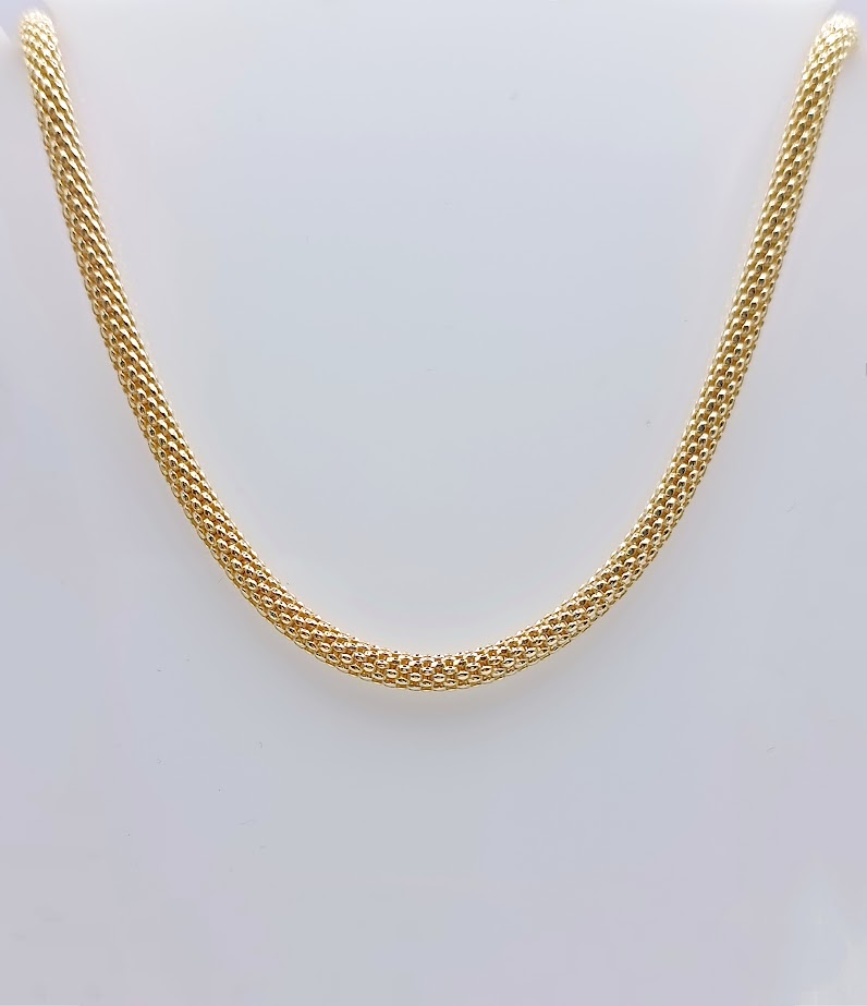 AL3349 Collar Plata Enchapada