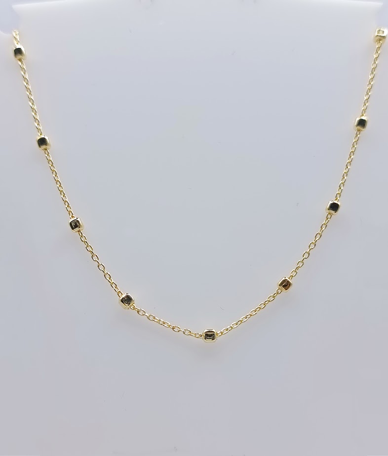 AL4169 Collar Plata Enchapada