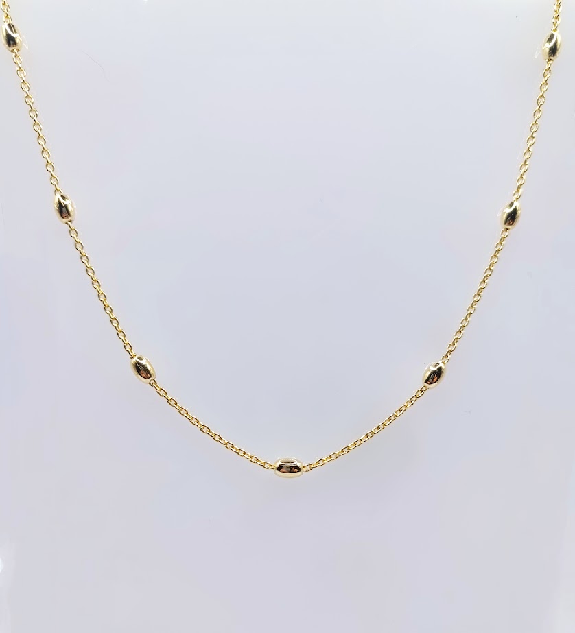 AL4178 Collar Plata Enchapada