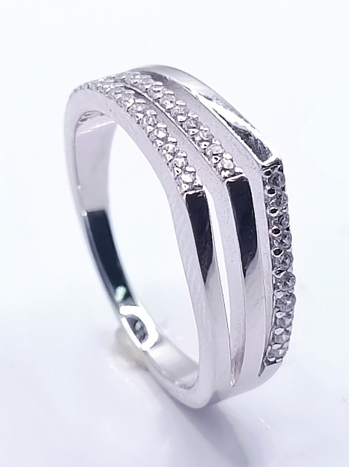 7312FRSWSH1 Anillo Plata