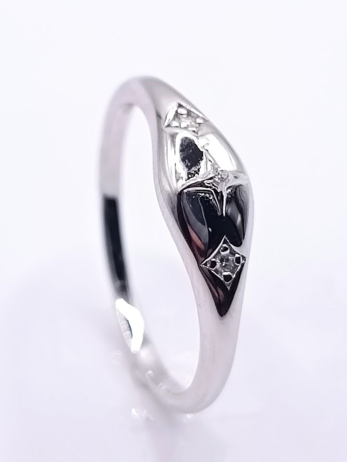 26823XRSWSH1 Anillo Plata Rodio