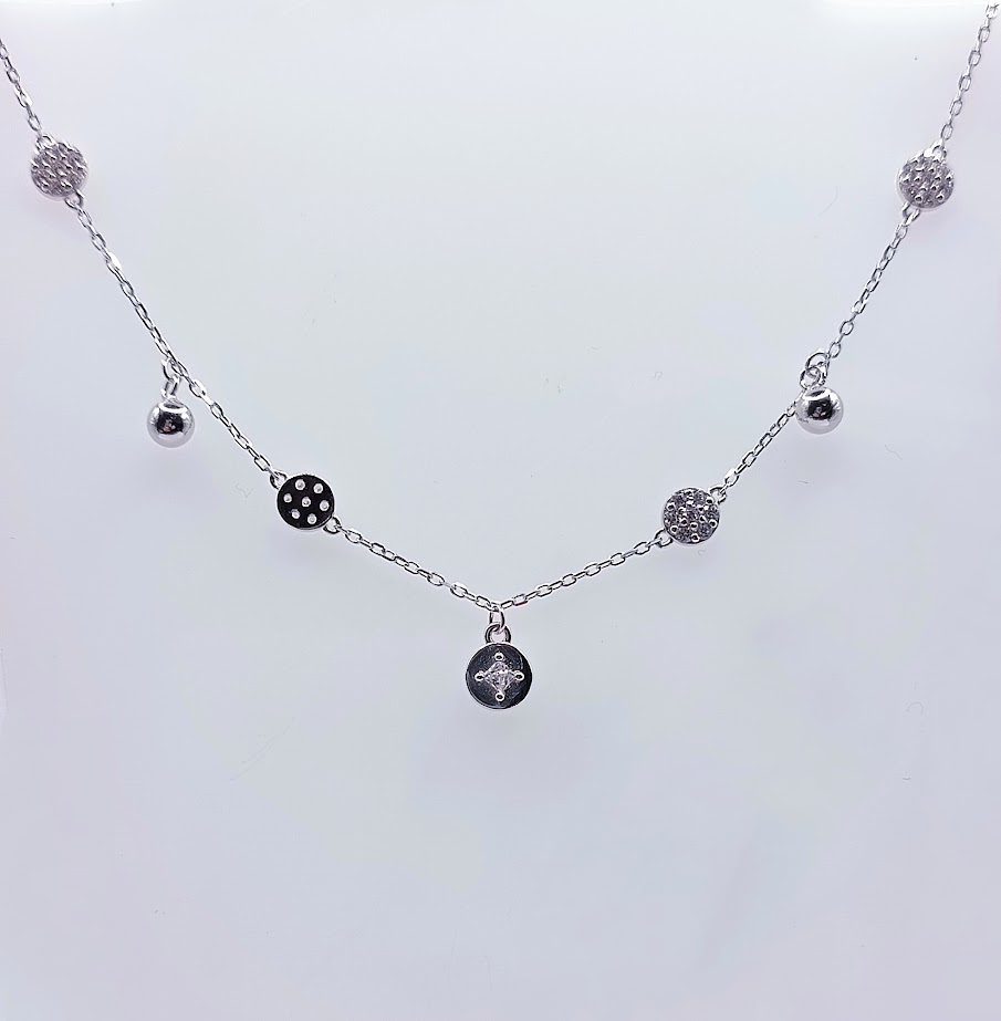 23079FNSWSH1 Collar Plata Rodio
