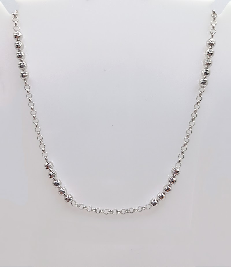  BEAD Collar Plata Rodio