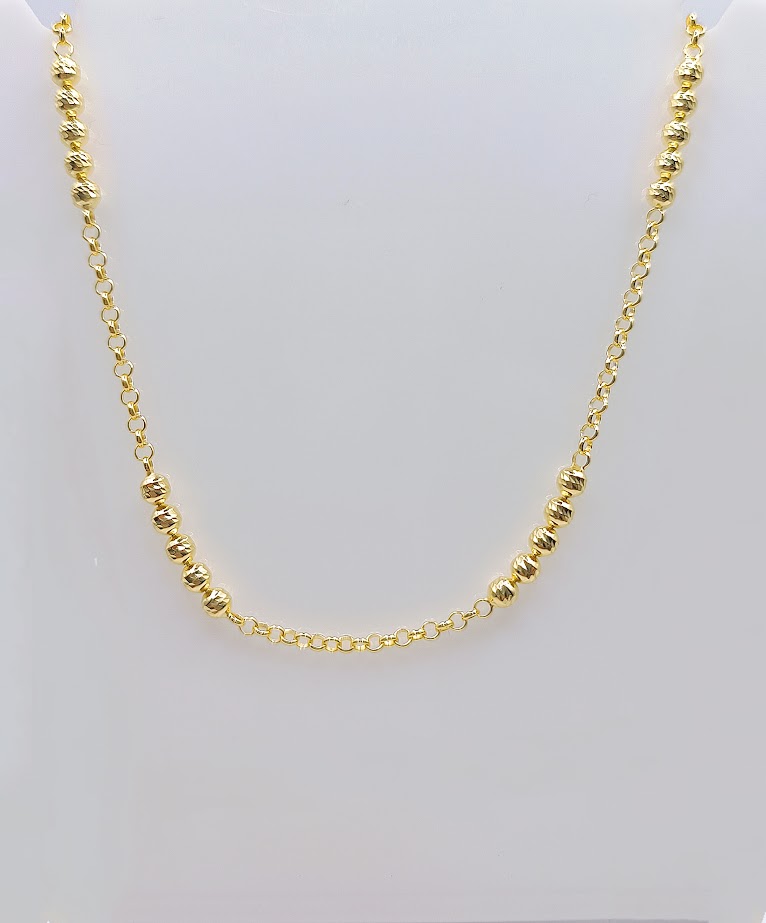  BEAD Collar Plata Enchapada