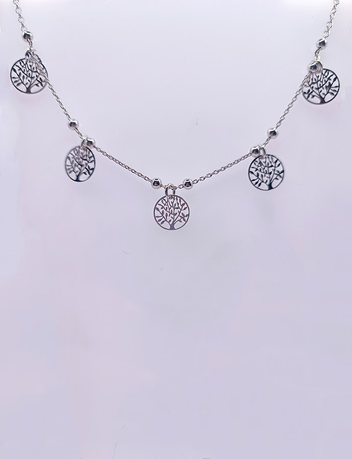 XGI05978 Collar Plata Rodio