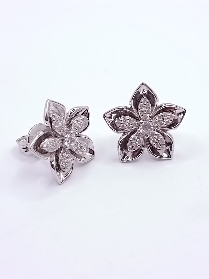 SE39195AB1 Aro Plata Flor