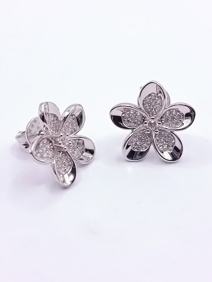 SE92194AB1 Aro Plata Flor