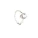 SL31042C1 Anillo Plata Blanco