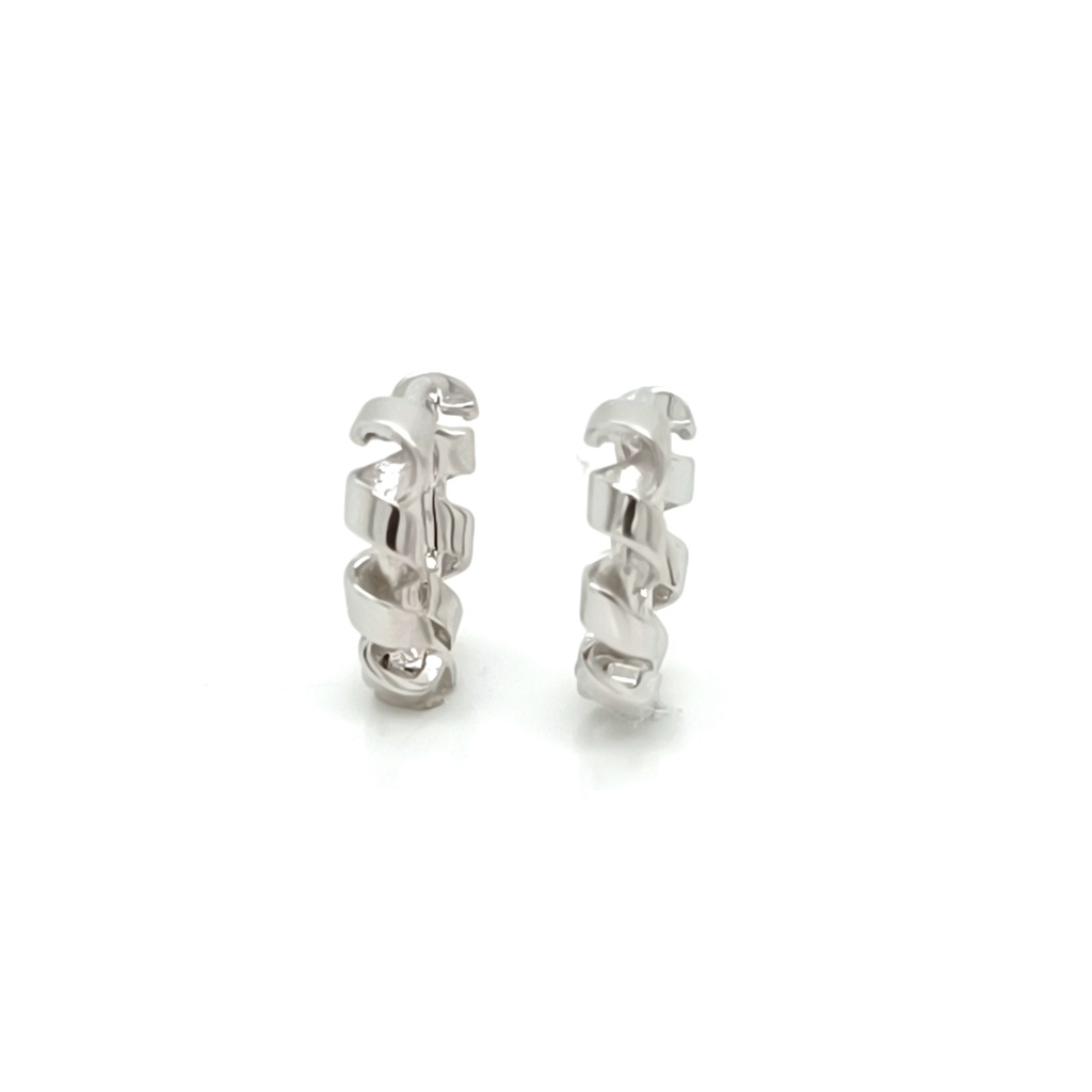 11192FESWSH1 Aro Plata Argolla Torcha