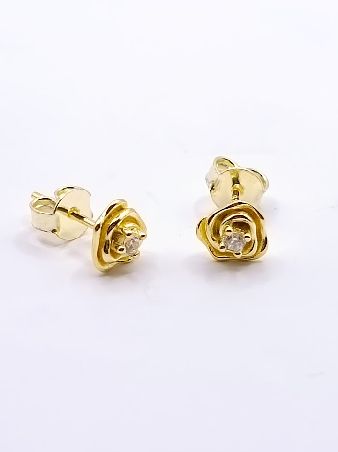 22980FESYSH1 Aro Plata Rosa Enchapado