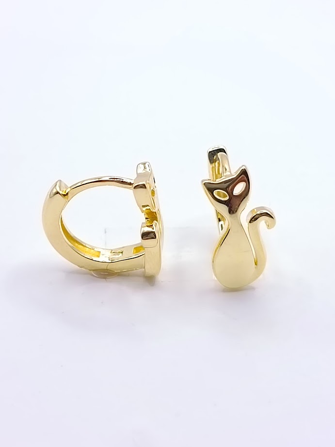 27866XESYSH1 Aro Plata Argolla Enchapada 18k
