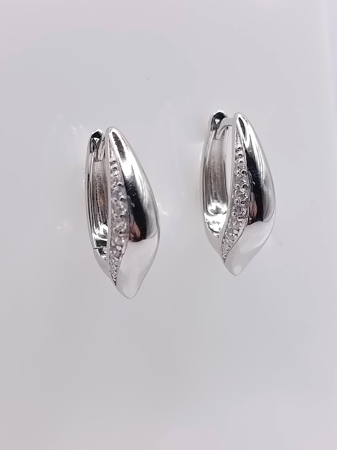 27252FESWSH1 Aro Plata Argolla Moda