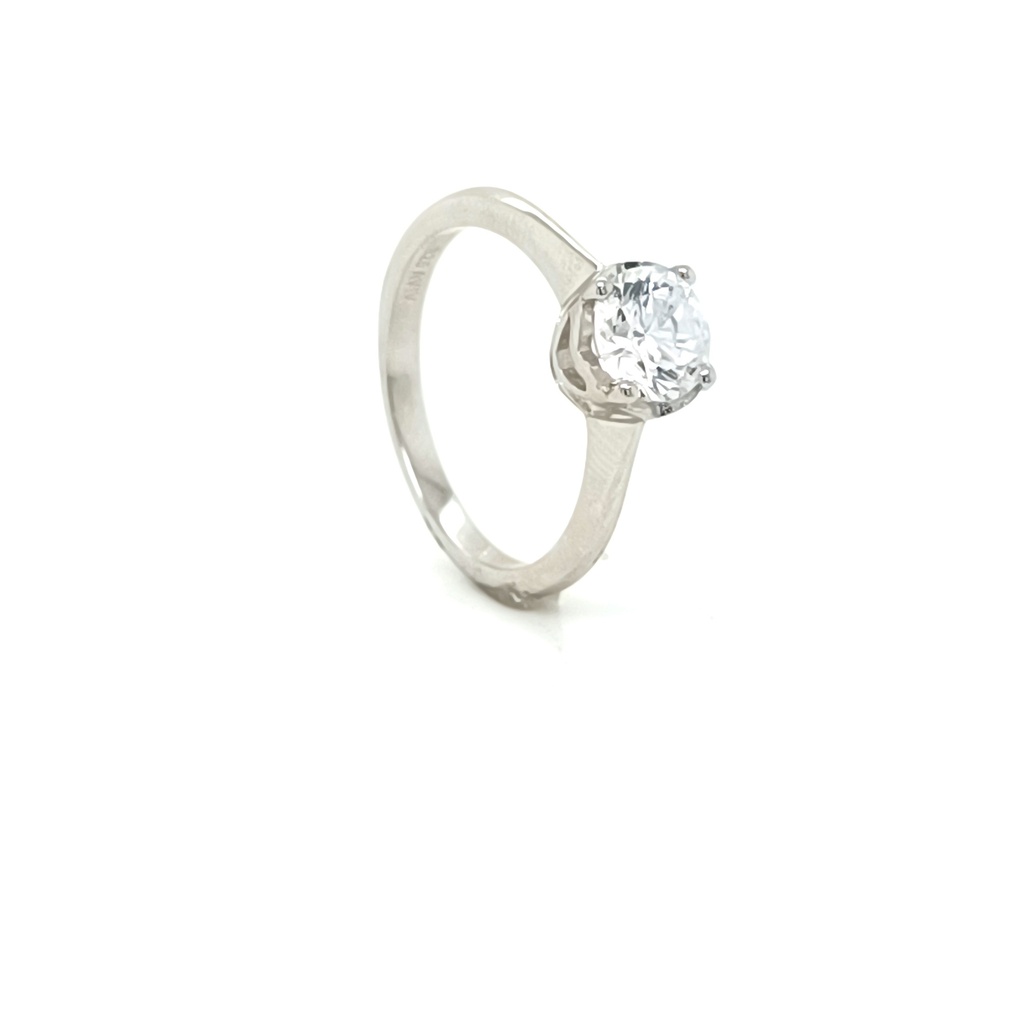 SL30912A1 Anillo Plata Solitario