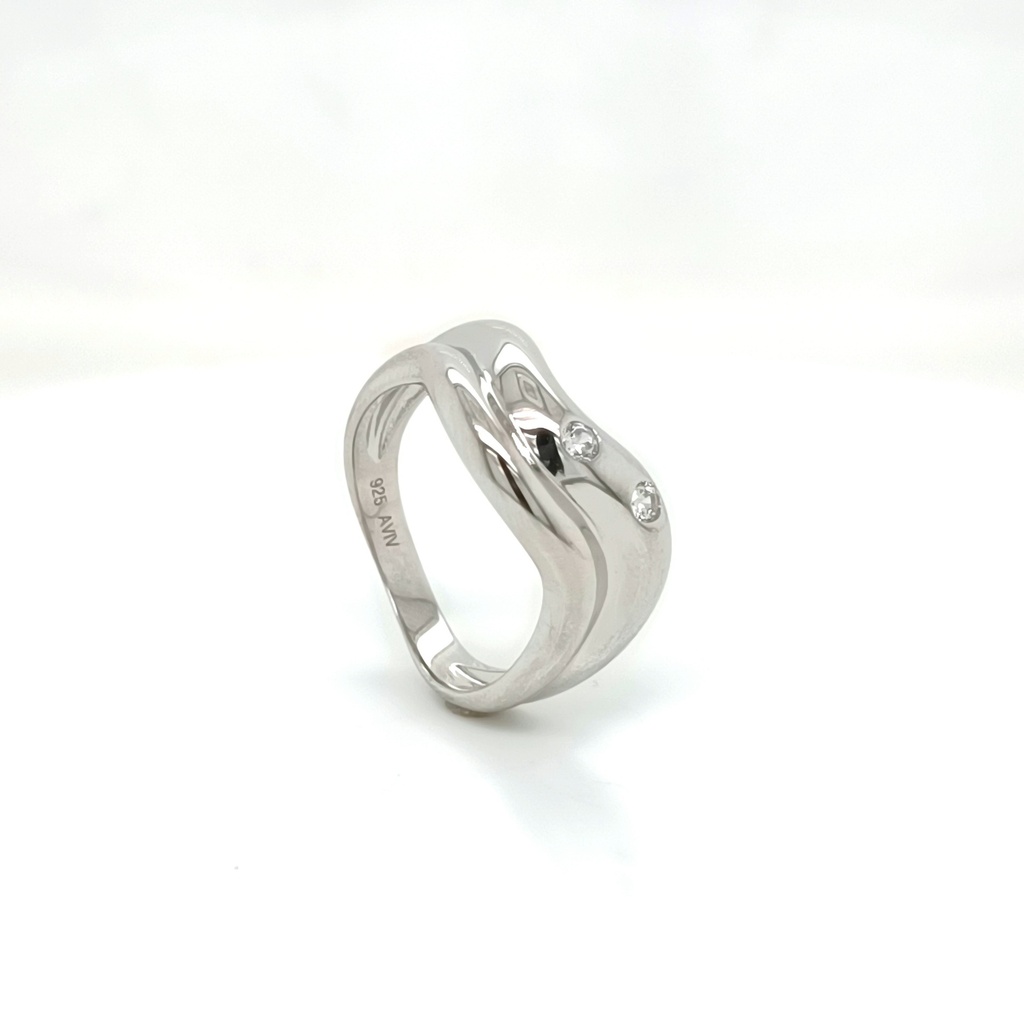 27765FRSWSH1 Anillo Plata Rodinada 