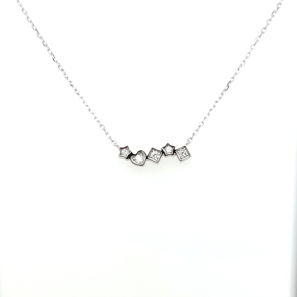 21950FNSWSH3 Collar Plata