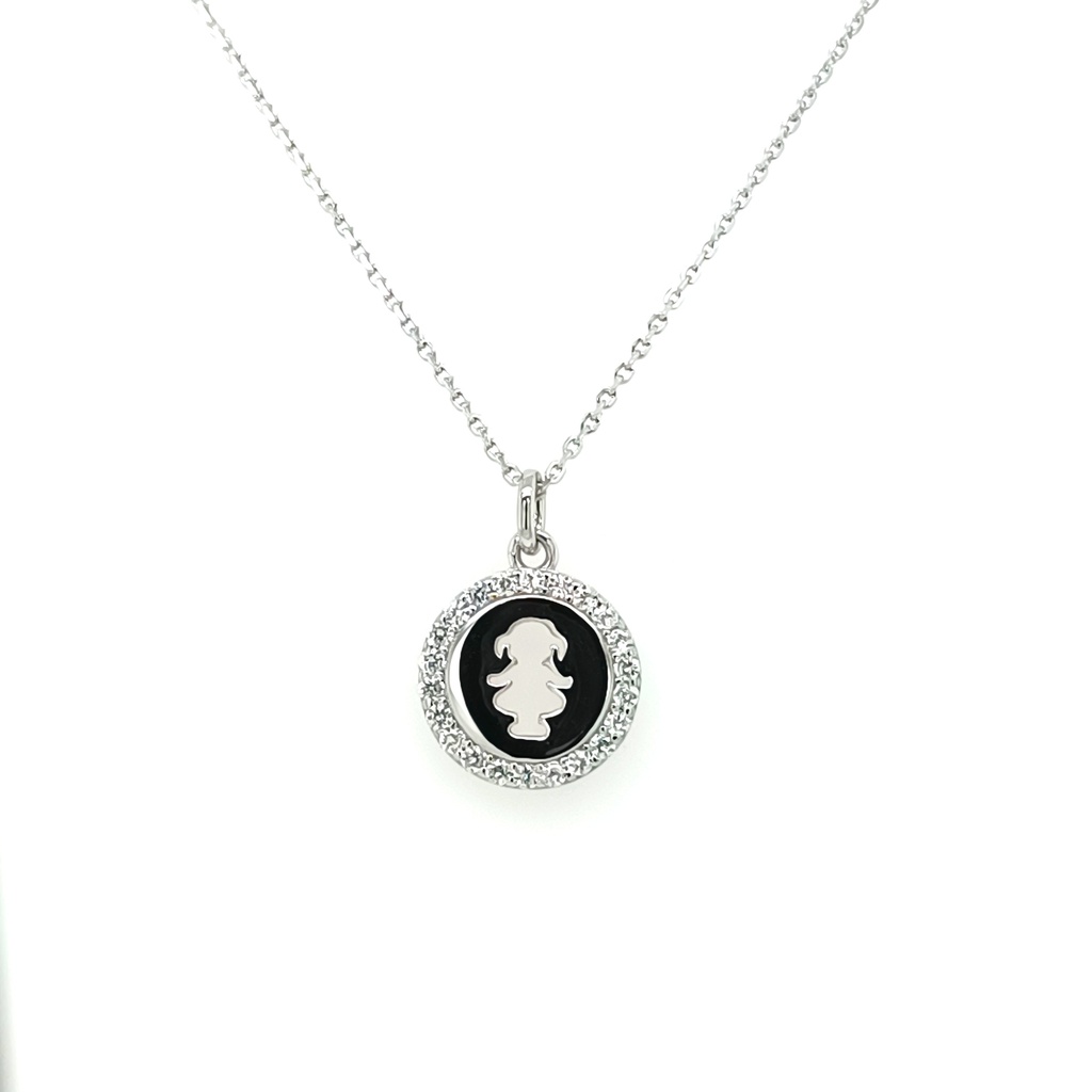 29065XNSWSH1 Collar Plata Niña