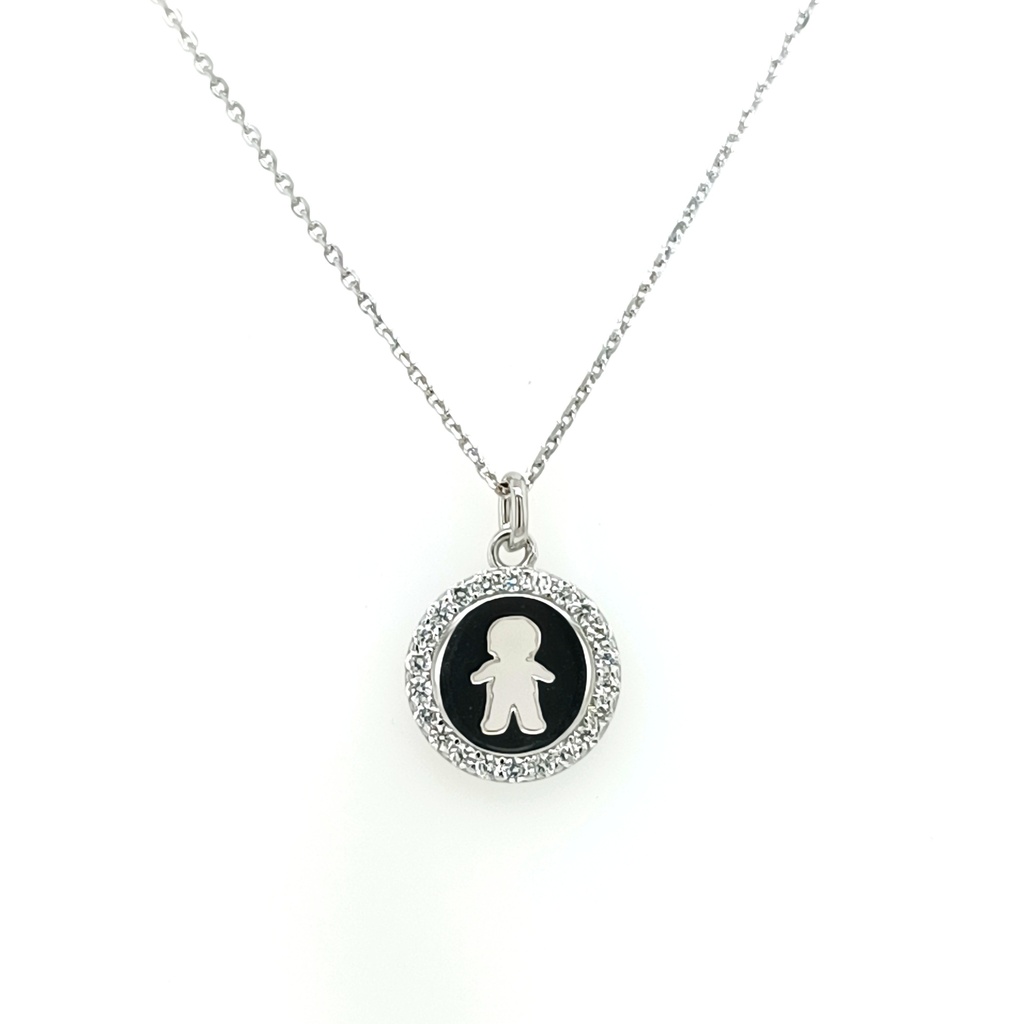 29066XNSWSH1 Collar Plata Niño