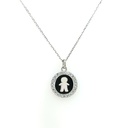 29066XNSWSH1 Collar Plata Niño