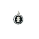 29066XPSWSH1 Colagante Plata Niño