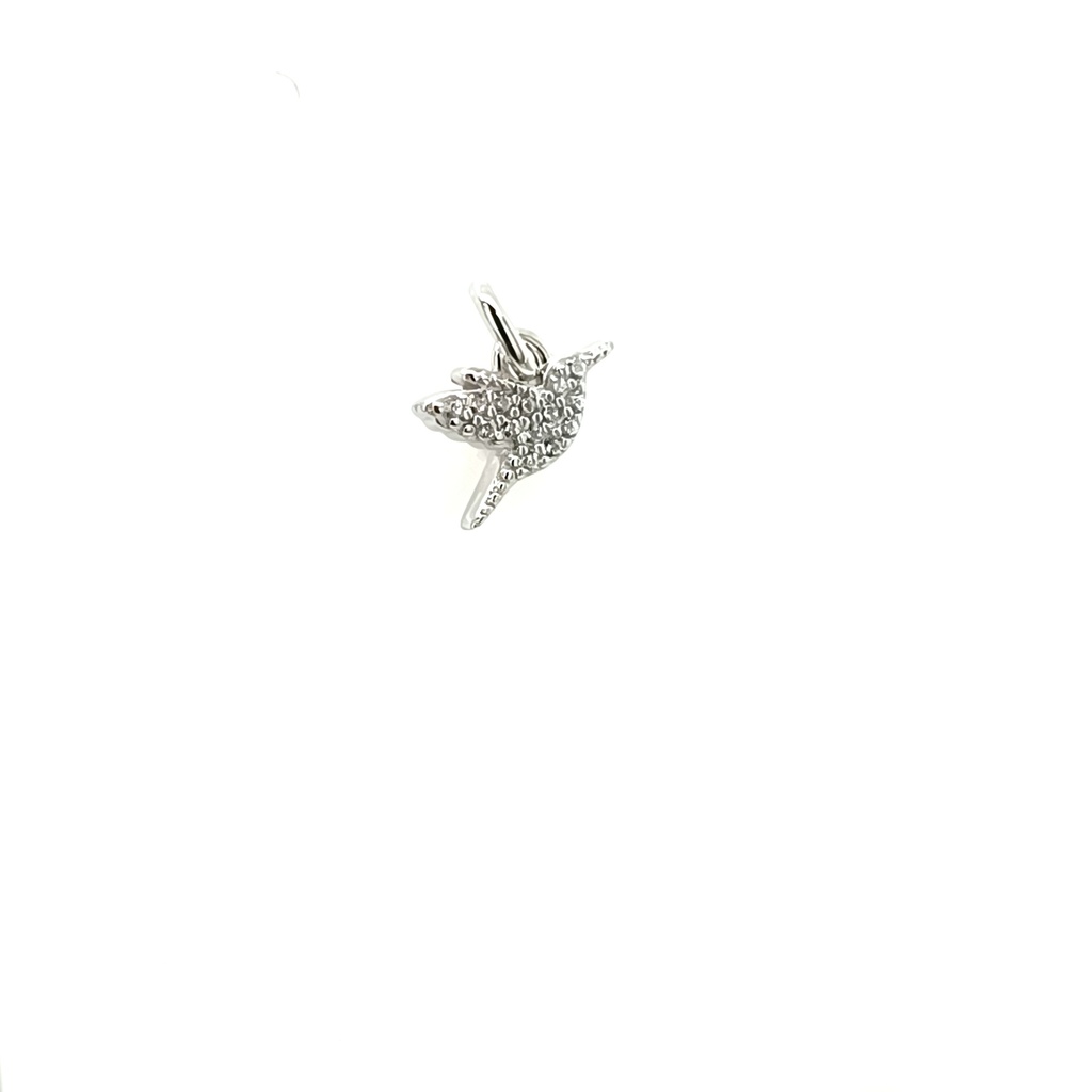 29067XPSWSH1 Colagante de Plata Rodinada