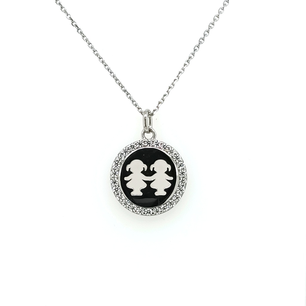 29098XNSWSH1 Collar Plata Niñas