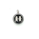29099XPSWSH1 Colgante de Plata Rodinada