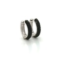 26548XESWSH2 Aro Plata Argolla Pave