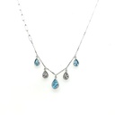 14304FNSWSH2 Collar Plata Gotas