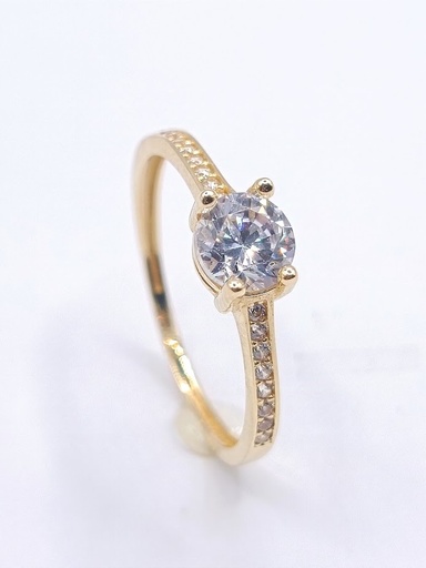 YZN0167 Anillo Oro Amarillo Circon