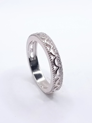 SL90819A1VI Anillo Plata Rodio