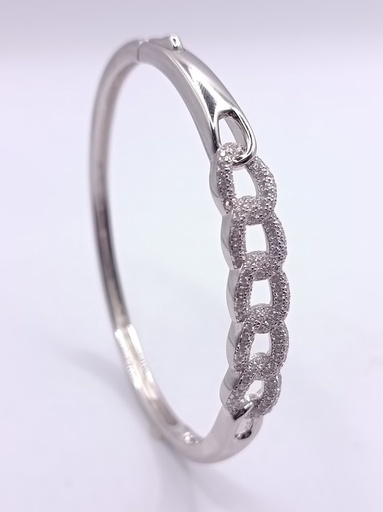 [205032005118] SB30101A1VI Esclava de Plata Rodio Cz