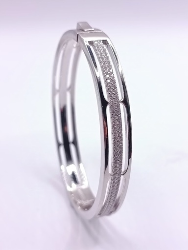 [205032007118] SB30702A1VI Esclava de Plata Rodio Cz