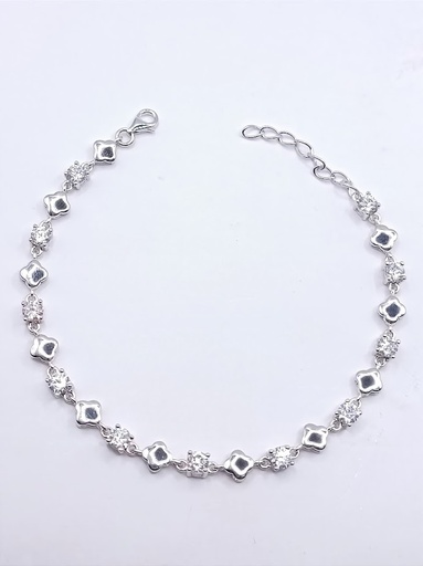 [205032017118] SB90530A1VI Pulsera de Plata Rodio Cz