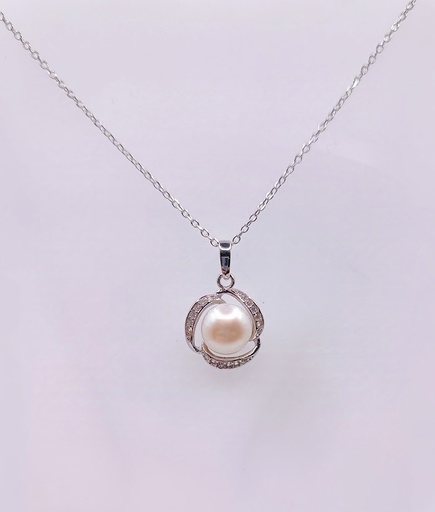 [2043120011851] YA-844S-P Collar Plata Perla